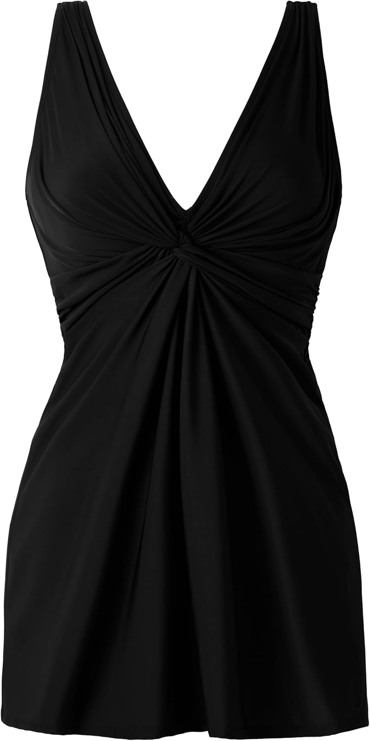 Miraclesuit Women's Swimwear Must Have Marais Tummy Control Soft Cup One Piece Swimdress - Image 6