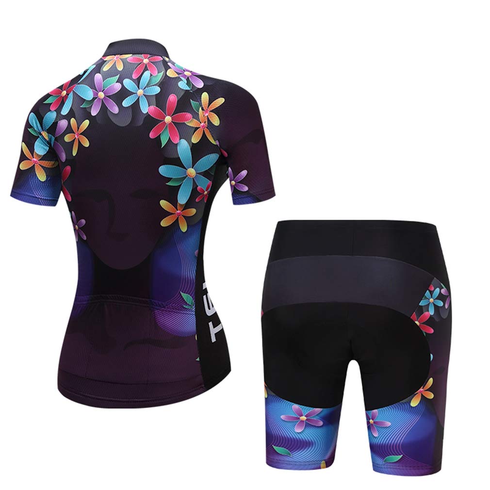 Sommer Radfahren Jersey Set Frauen Fahrrad Radfahren Kleidung Mountainbike Uniform Wear Racing Fahrrad Kleidung