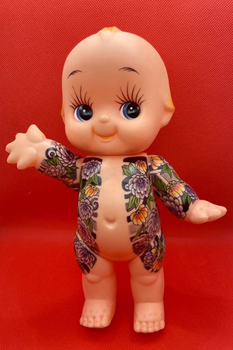 Amazon.co.jp: 刺青キューピー○蛇○牡丹○胸割り 303 : ファッション