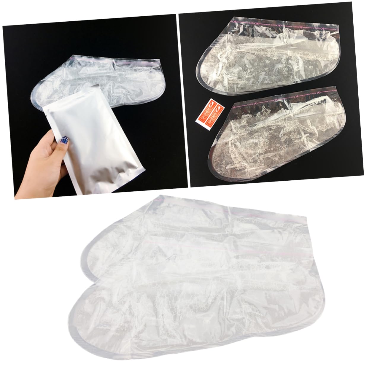Ipetboom Foot Remover Mask 5 Bags of Foot Peeling Mask Natural Ingredients for Softening Feet Treatment