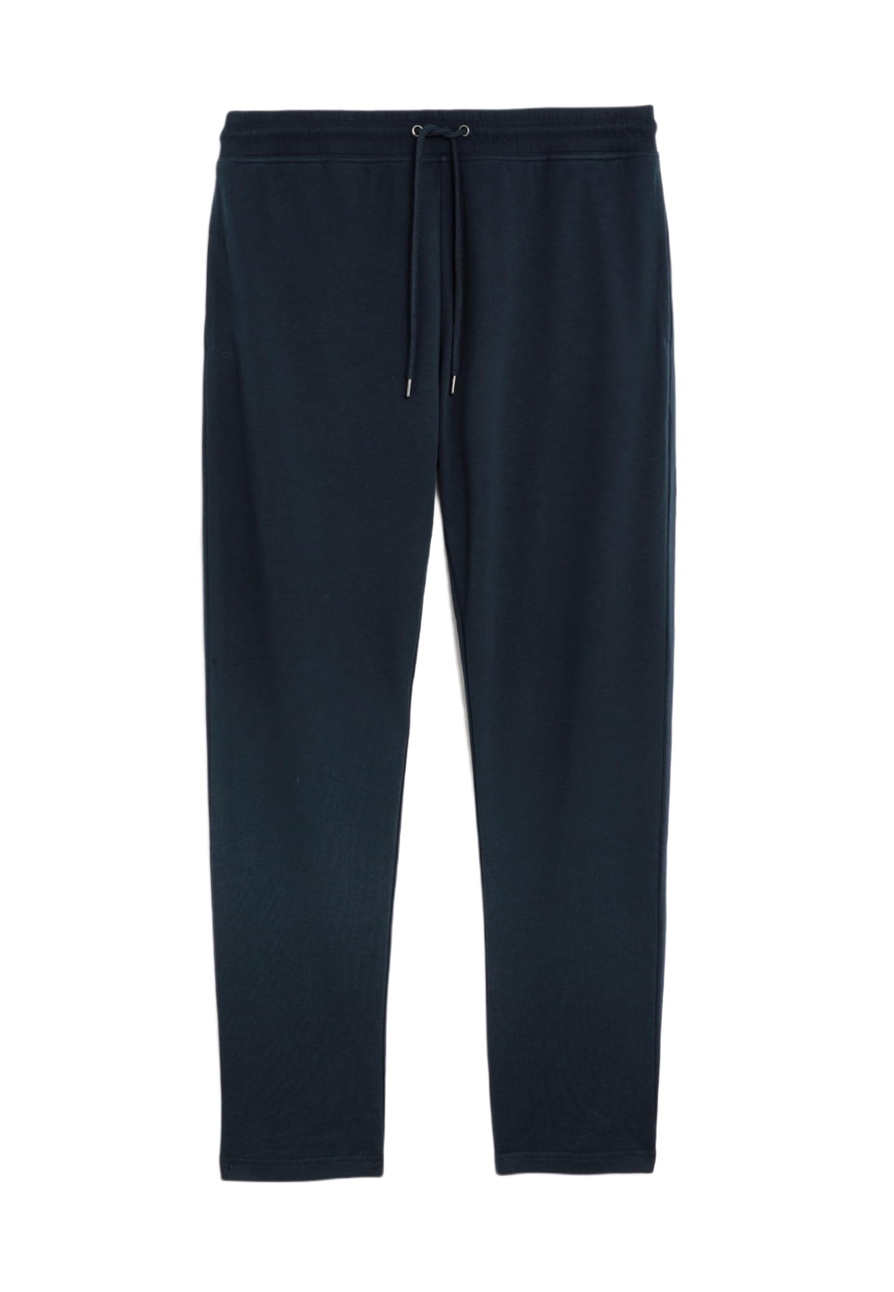 Marks & Spencer Pantalon de Jogging Droit en Coton Bleu Marine Foncé M