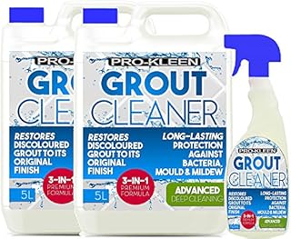 10L + 750ml Pro-Kleen Tile Grout Cleaner Restorer Reviver for Kitchen and Bathroom