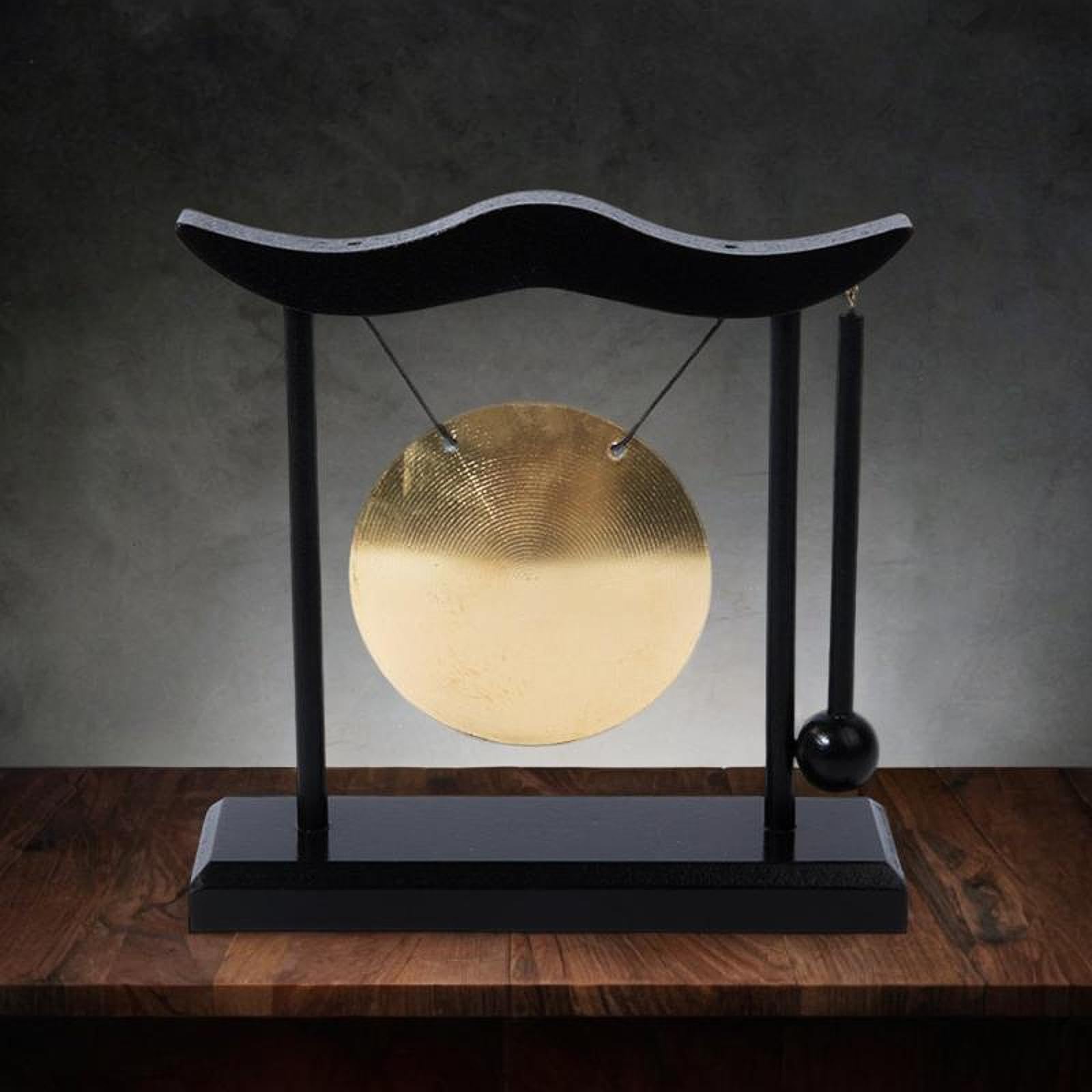Sharplace Desktop Gong Wind Gong Adorment ménage Bénédiction Gift Asian Bure