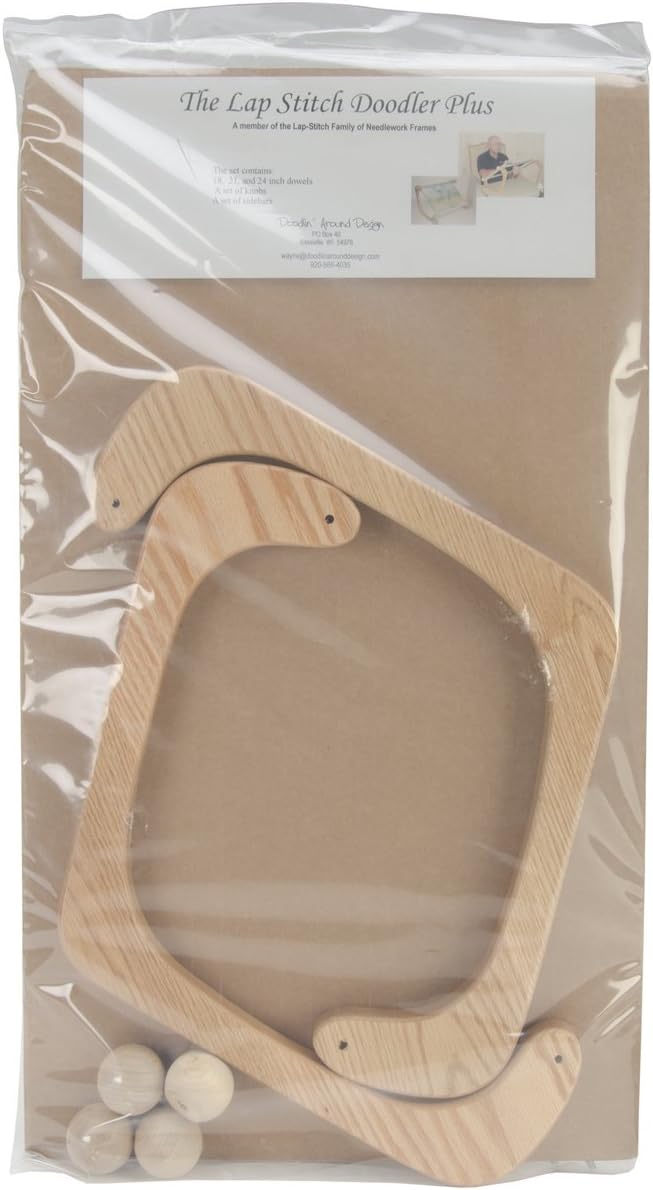 Images Stitchery Design 0040 Lap Stitch Doodler Plus Frame with 3 Dowels