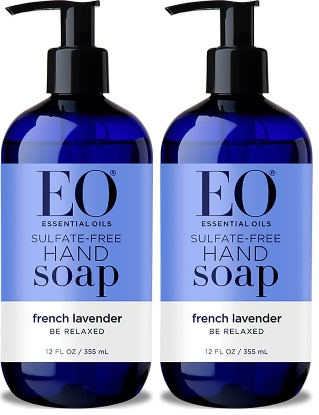 EO Products Liquid Hand Soap - French Lavender - 12 oz (Pack of 2)