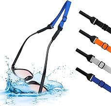 XCDMJ Cordons à Lunettes Ajustable Flottant Sangles de Lunettes Réglables Universelles Cordon à Lunettes élastique pour Lunettes de Soleil pour Hommes, Femmes, Enfants 4PCS