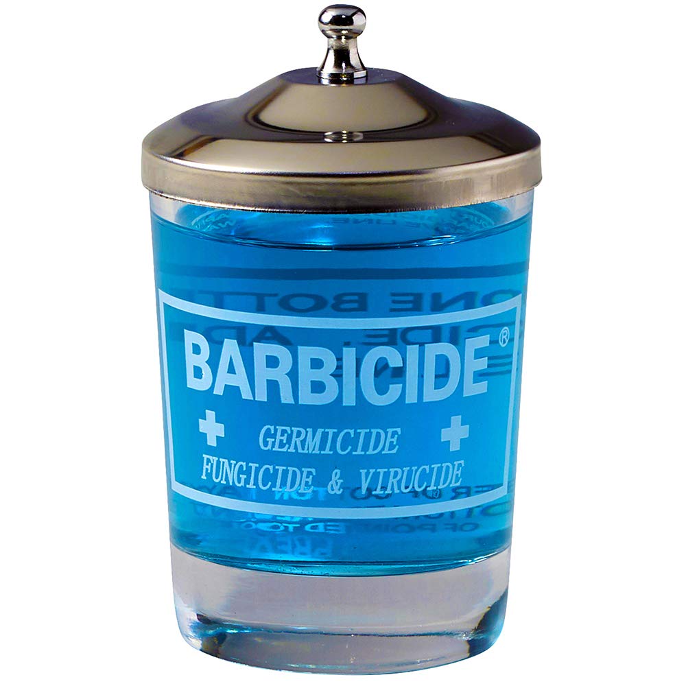 Barbicide Salon Barber Professional Desinfizierendes Maniküre-Tischglas, 1 Stück (Flüssigkeit ...