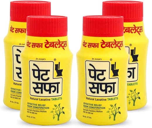 Pet Saffa Tablets | Natural Laxative | Constipation Relief | Relief from disgetive problems like Acidity, Gas &amp; Bloating -...