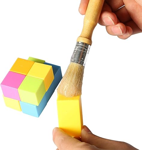 Miniatura 7 de Paquete de 3 cepillos de pegamento para encuadernación de libros de madera para encuadernación o suministros de herramientas para manualidades