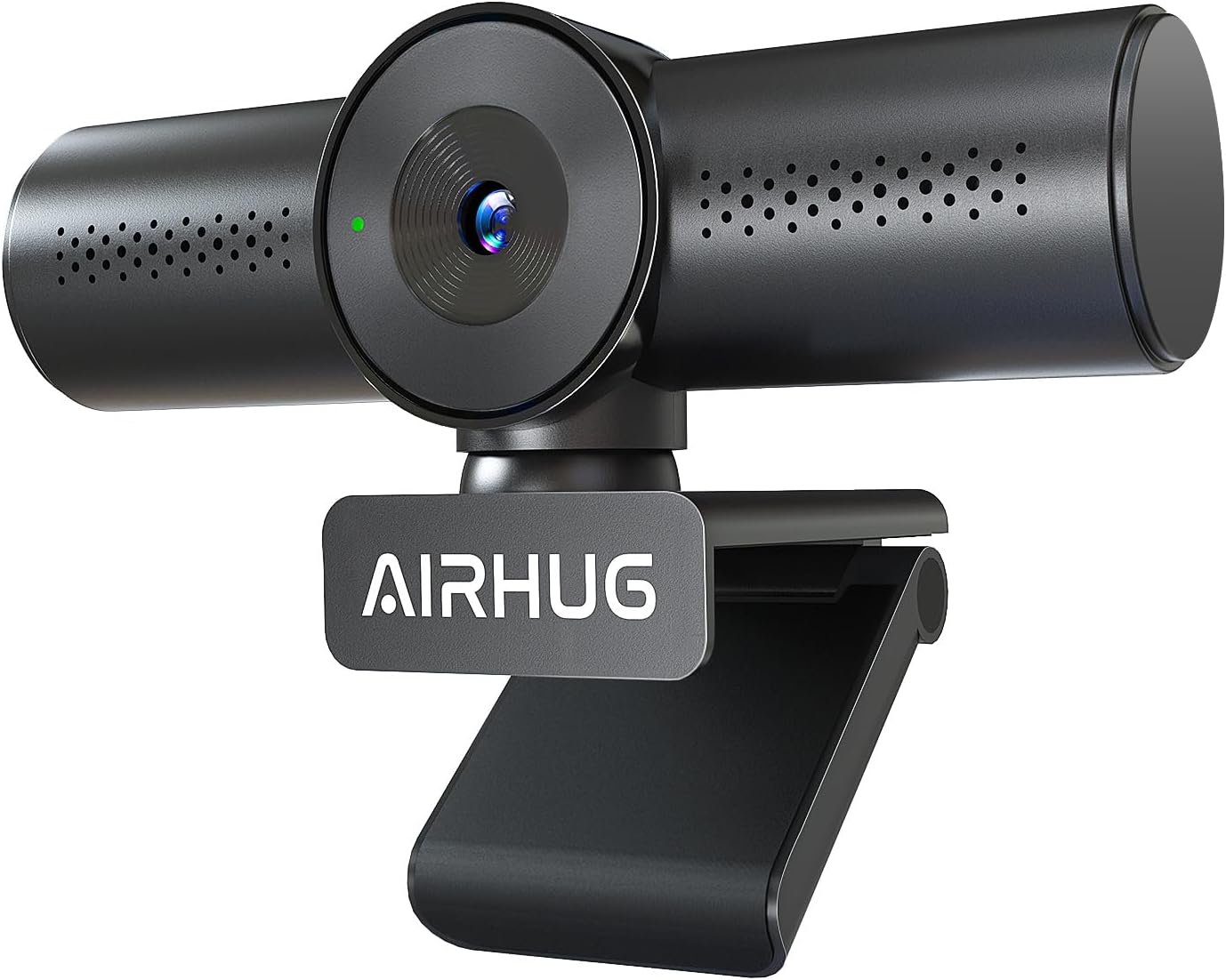 AIRHUG 2K 60fps Webcam, Streaming Camera with Sony 8MP Sensor, Dual Omnidirectional Mics, PDAF Autofocus, 60° Focused View for Online Meetings, Built in Privacy Cover, Plug and Play for Windows/Mac