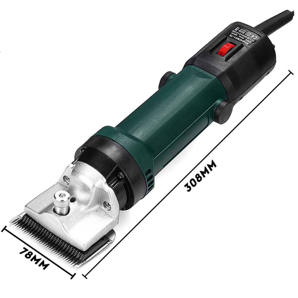 Caballos Esquiladora Eléctrica Profesional, 690W Esquiladora Caballos, 6 Velocidades Ajustables Eléctrica Maquinilla Cortapelos, para Caballos, Vacas, Llamas, Y Otros Animales de Pelo Grueso