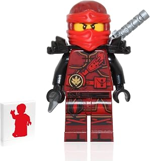 LEGO NinjaGo Minifigure - Kai (Hands of Time with Black Armor and Samurai Sword) 70627