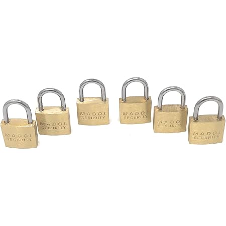 20mm Small Mini Brass Padlock with 