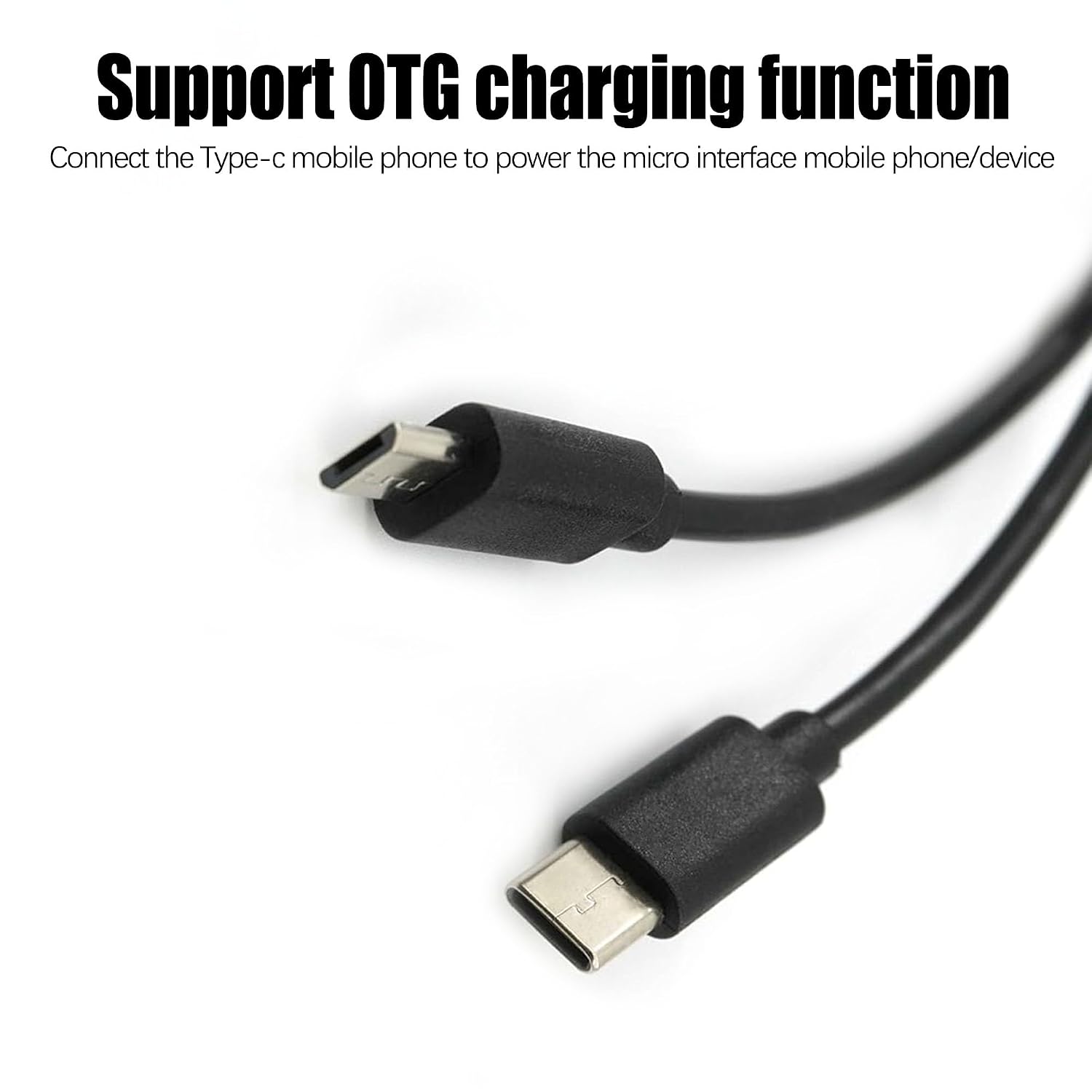 Replacement USB C to Micro USB Cable, Micro USB to USB Type C, Male to Male, for Charging and Data Transfer (3.3FT) image 2