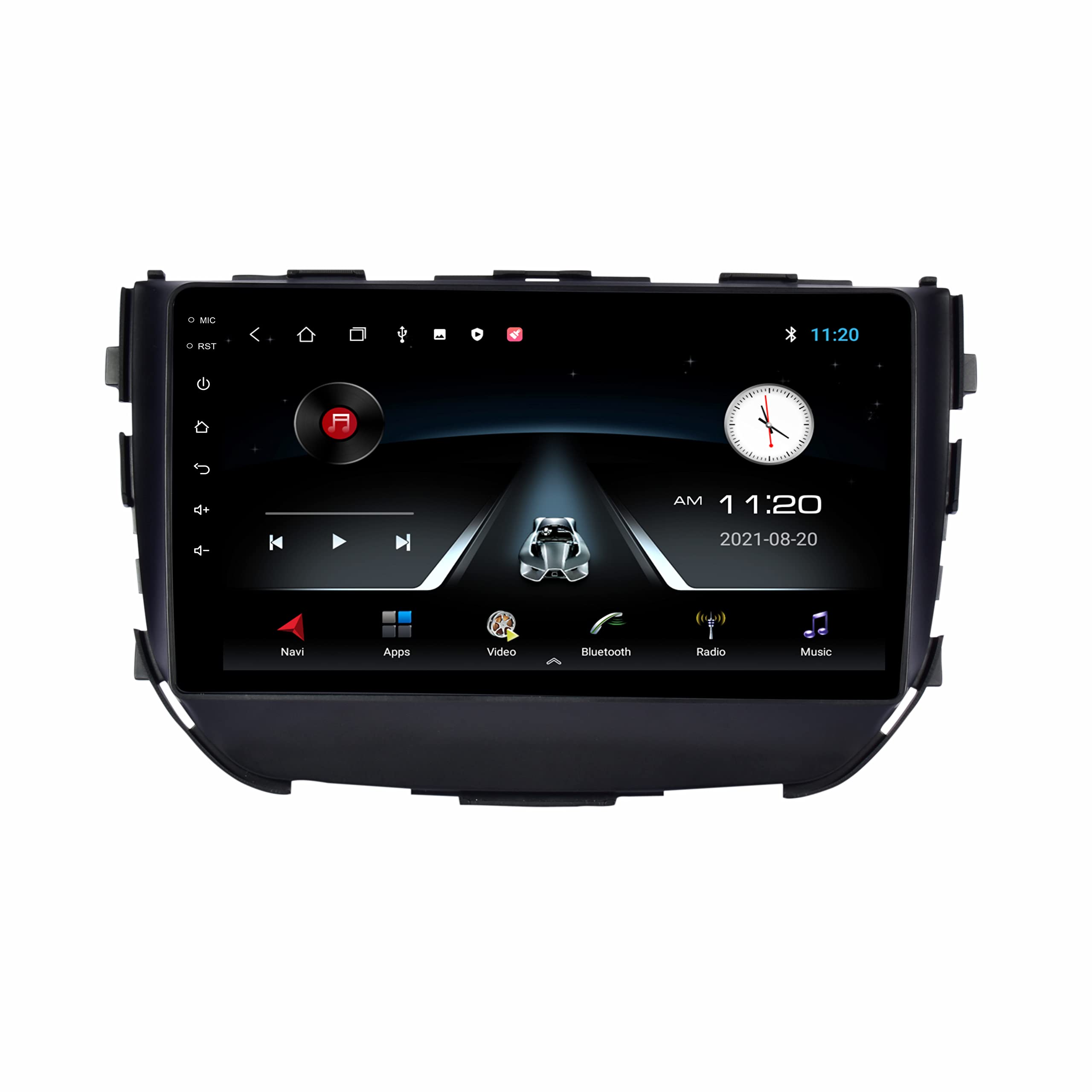 BASSOHOLIC 9 Inches Advanced Car Radio Receiver Android System for Maruti Suzuki Brezza with 2GB/32GB RAM & ROM, Gorilla Glass/Full HD Display/WiFi/GPS/Steering Wheel and HD Parking Camera-picture-26