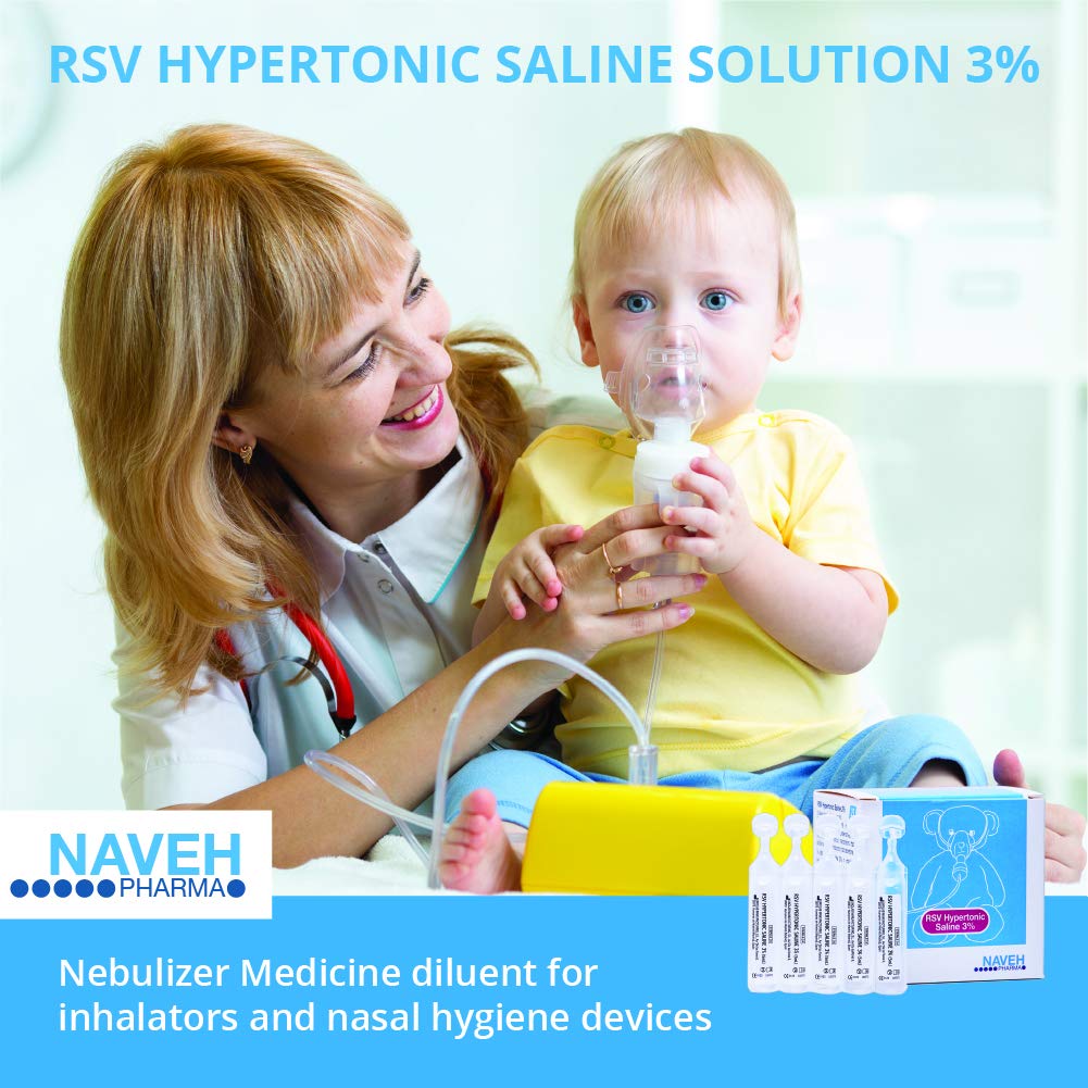 RSV Hypertonic Saline Solution 3 Nebulizer Diluent for inhalators