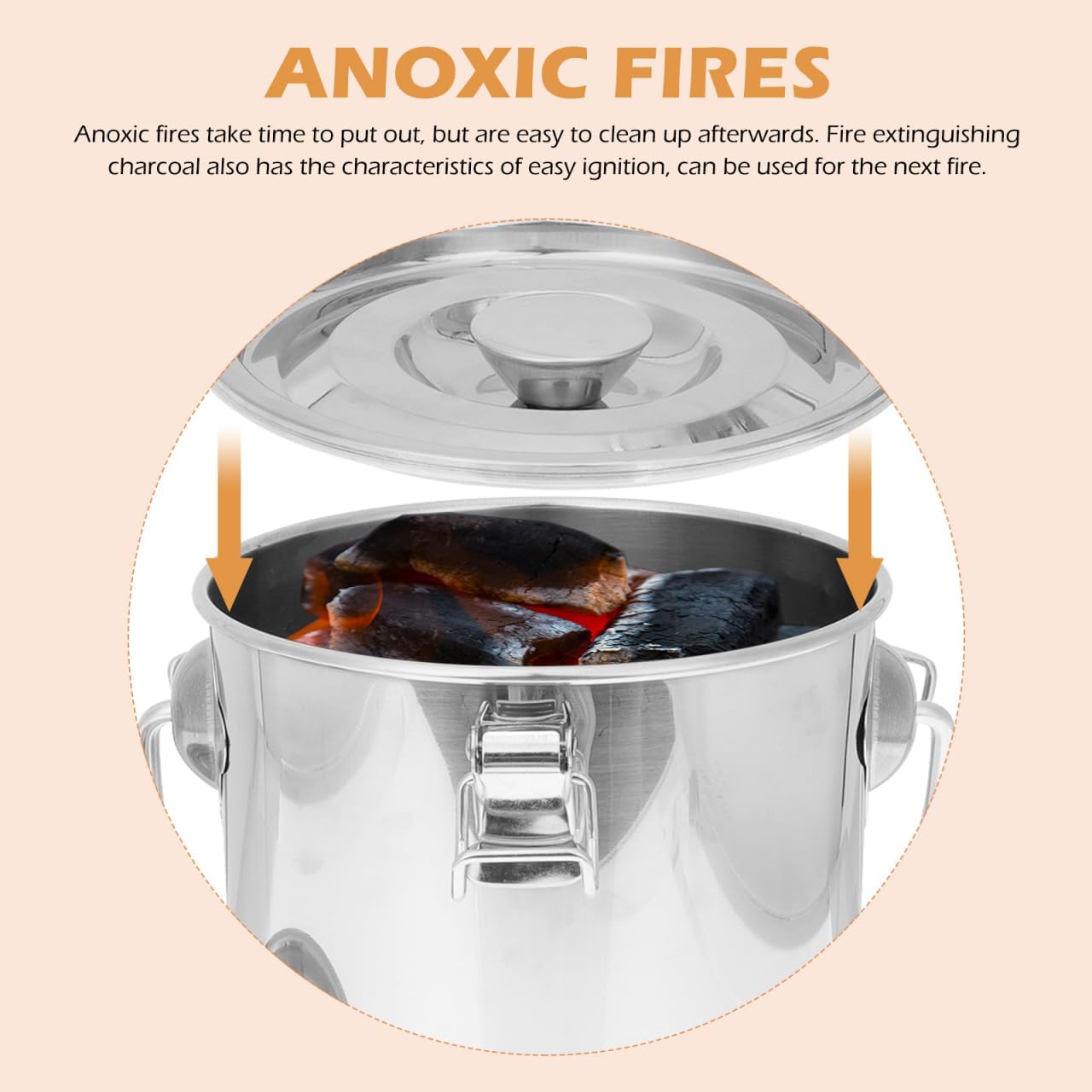 iplusmile Stainless Steel Airtight Canisters Container: 112 fl oz Airtight Clamp Lid Kitchen Food Storage Bucket for Rice Flour Grain Coffee Bean Flour Oil Sugar Milk