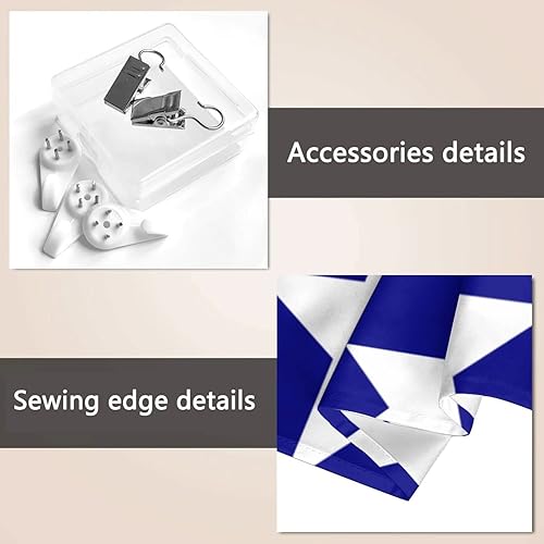 Miniatura 7 de LIFANGMI Ripped Style American And Bonnie Blue Flag Tapestry Wall Hanging 60x40 Inch Bedroom Living Room Dormitory Home Decoration Wall Tapestry