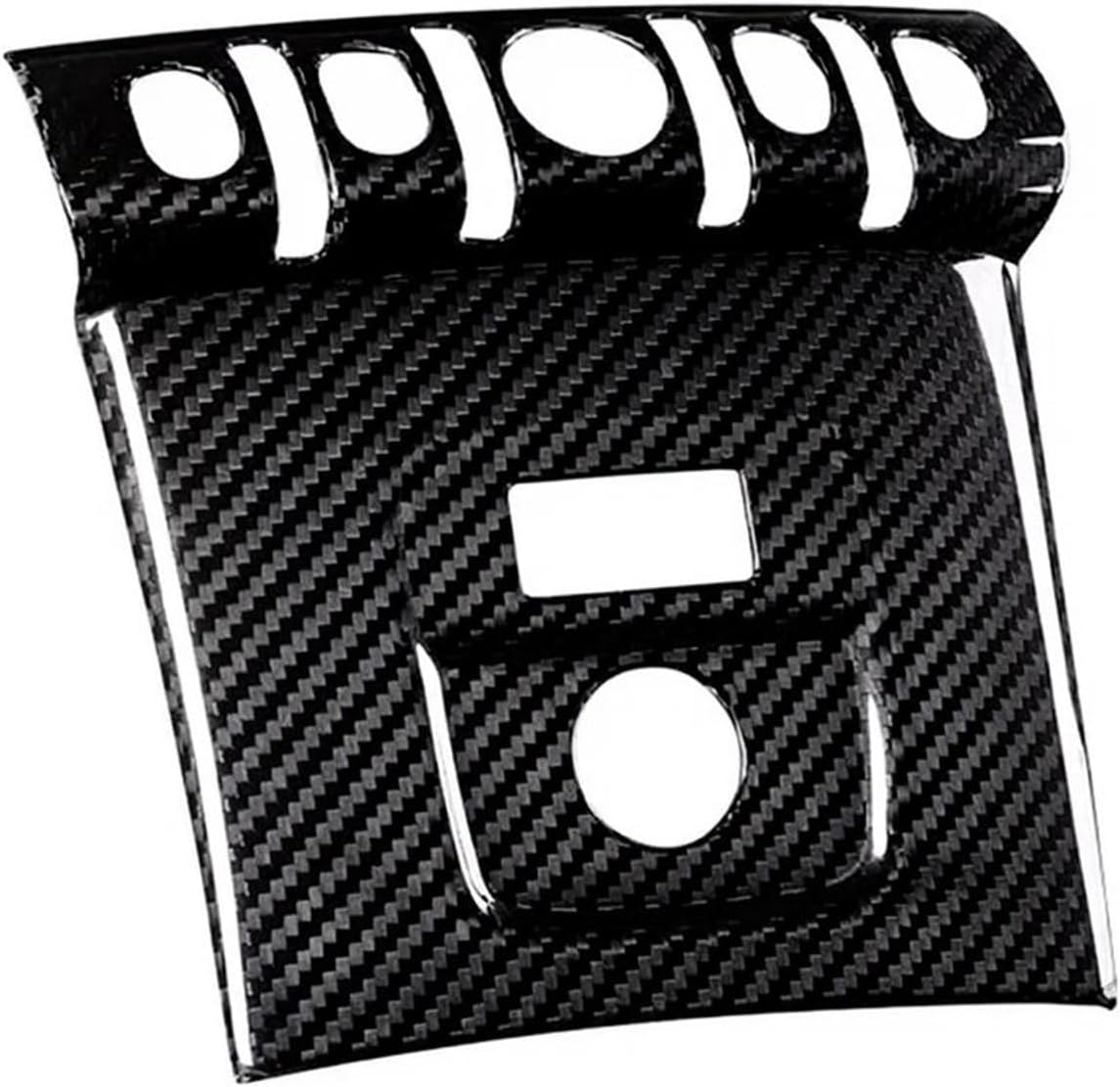 Carbon Fiber Material Car Interior Console USB Cover Compatible for Mini Cooper Countryman F60 F56 F55 F57 only(F56)