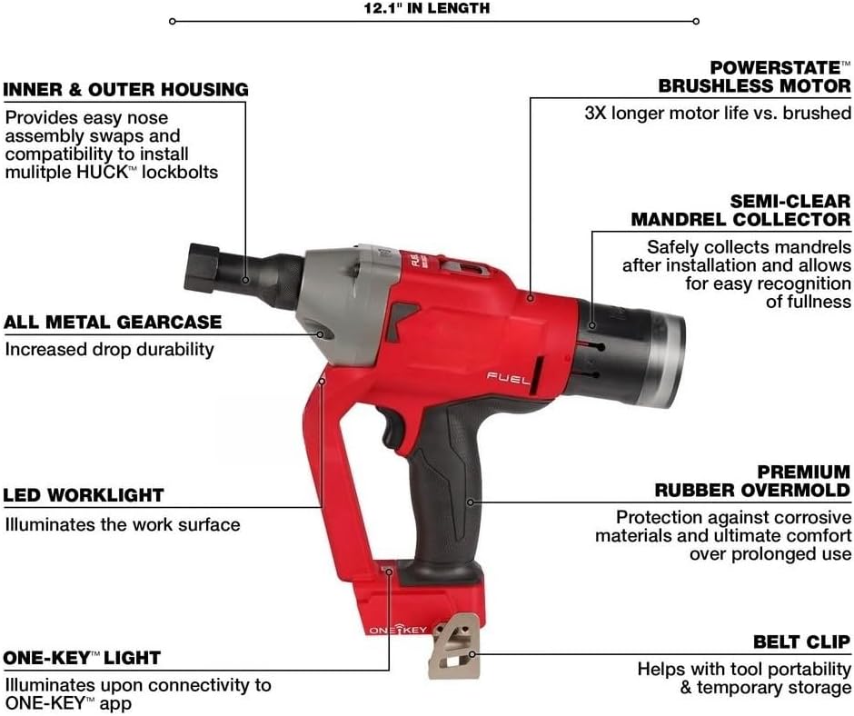 2661-20 M18 FUEL 1/4" Lockbolt Tool