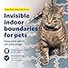 PetSafe Pawz Away Indoor Pet Barrier - Battery-Operated Indoor Invisible Containment Area with Adjustable Compatible Collar - Easy Setup for Furniture Protection