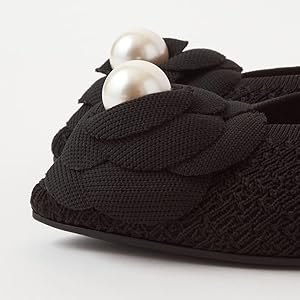 Amazon | [ダイアナ] ｸﾑｳﾀﾞｲｱﾅ ローヒール・フラットシューズ 黒