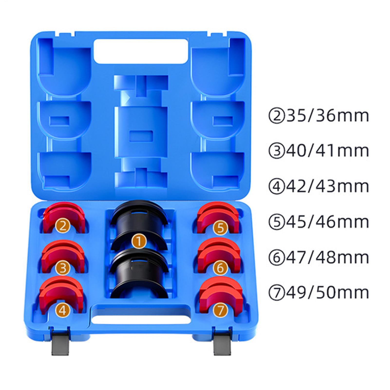 Kit Installatore Guarnizioni Set Pressioni per Moto | Attrezzatura Antiscivolo per Ammortizzatori e Guarnizioni Olio Per Manutenzione Moto Offroad Garage Officina Casa