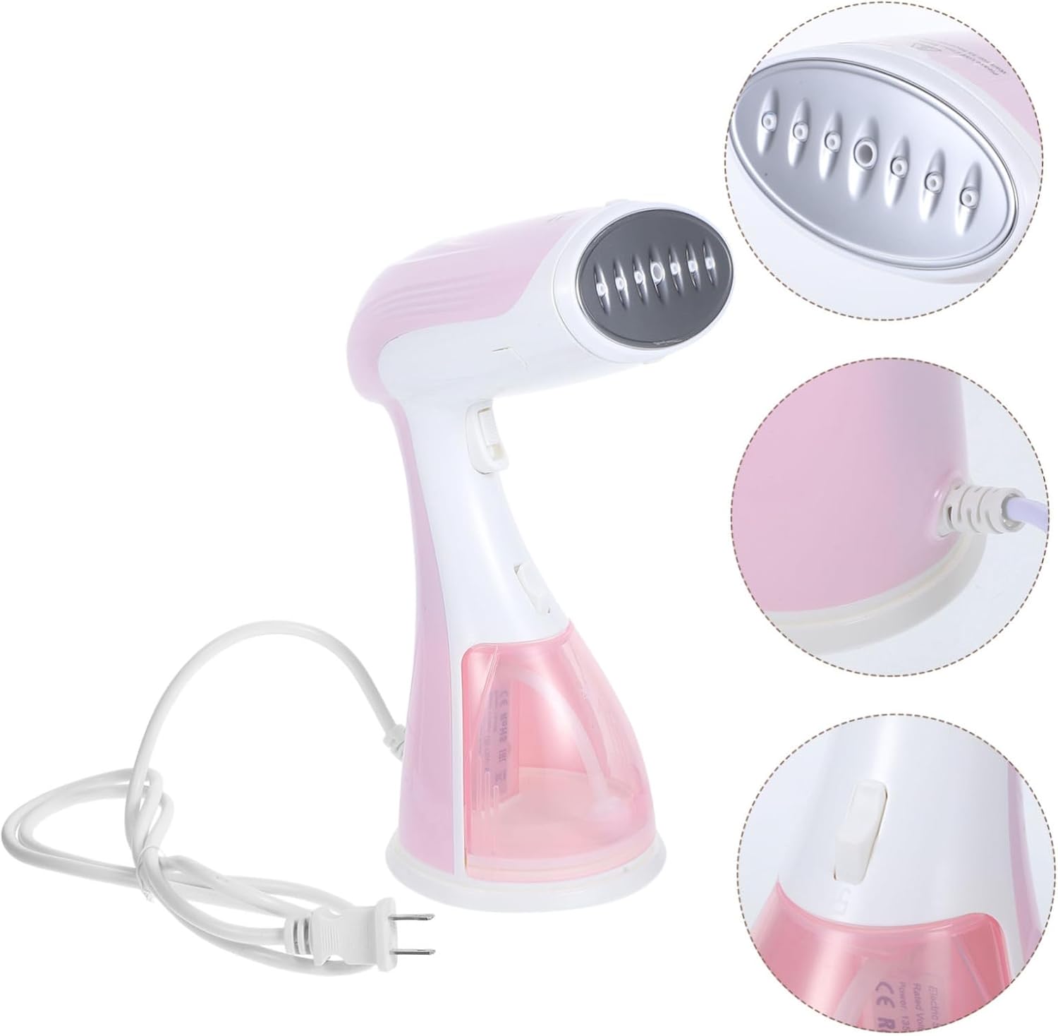 GLEAVI Portable Handheld Steam Brush Ironing Machine Steamer for Travel Small Garment Steamer Wrinkle Remover