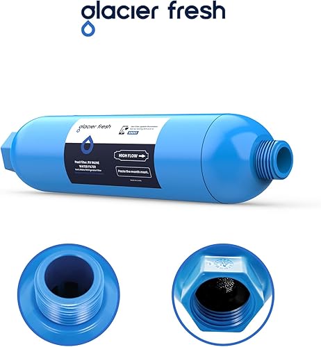 Miniatura 4 de GLACIER FRESH Prefiltro de extremo de manguera de jardín para piscina, jacuzzis, spa, piscina inflable, estanques, reduce en gran medida el mal