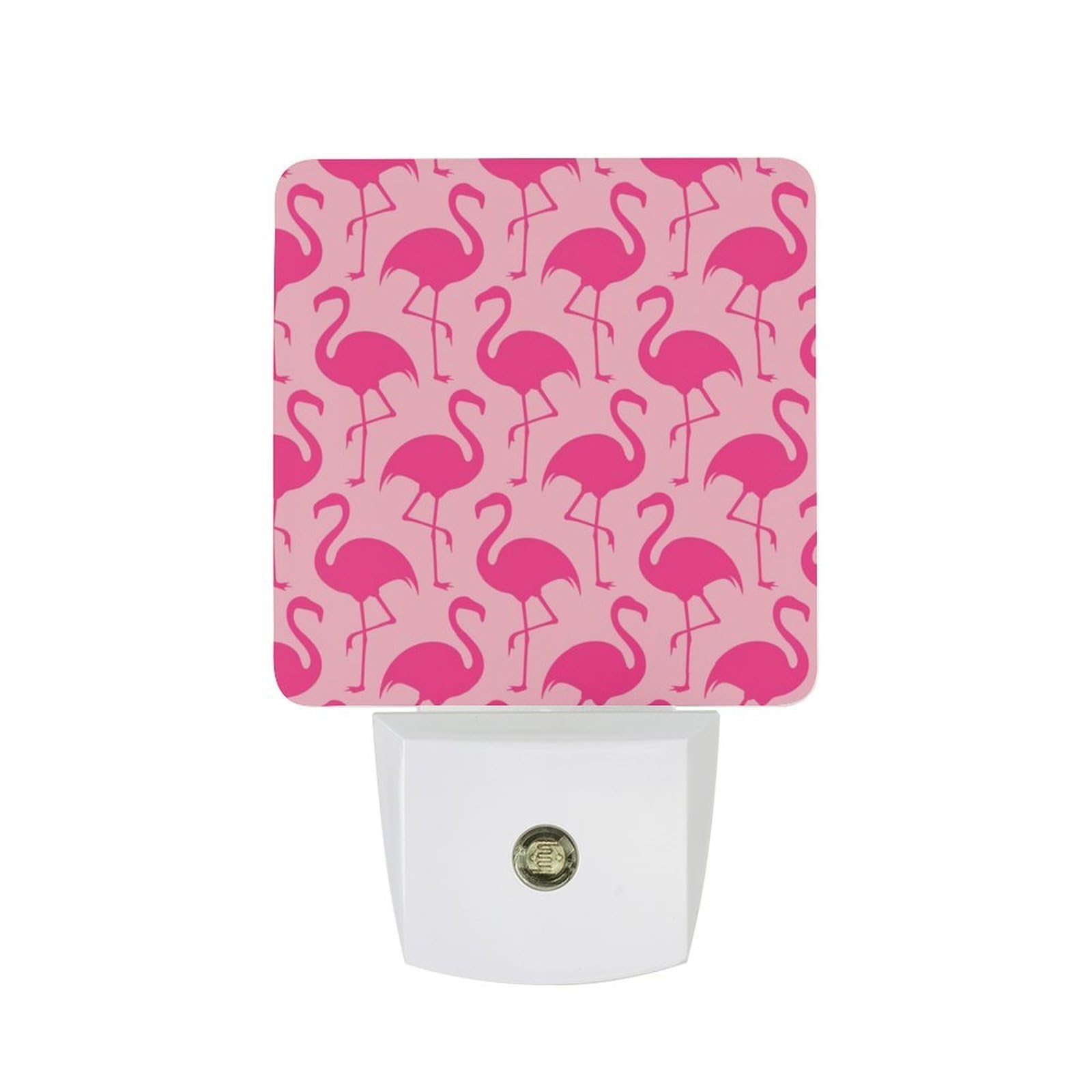Nqrxadcrt Style Pink Flamingo Night Light Plug In Wall Lights Bedside Lamp Bedrooms Home Hallways Decoration