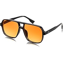 Retro Square Aviator Sunglasses Women Men 70s Vintage Trendy Plastic Frame Sun Glasses B4158