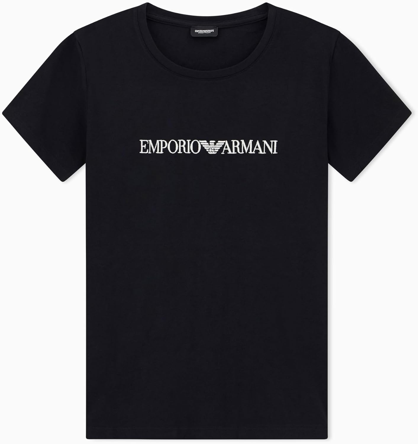 Emporio Armani Womens Everyday Cotton Short Sleeve Crew Neck Shirt
