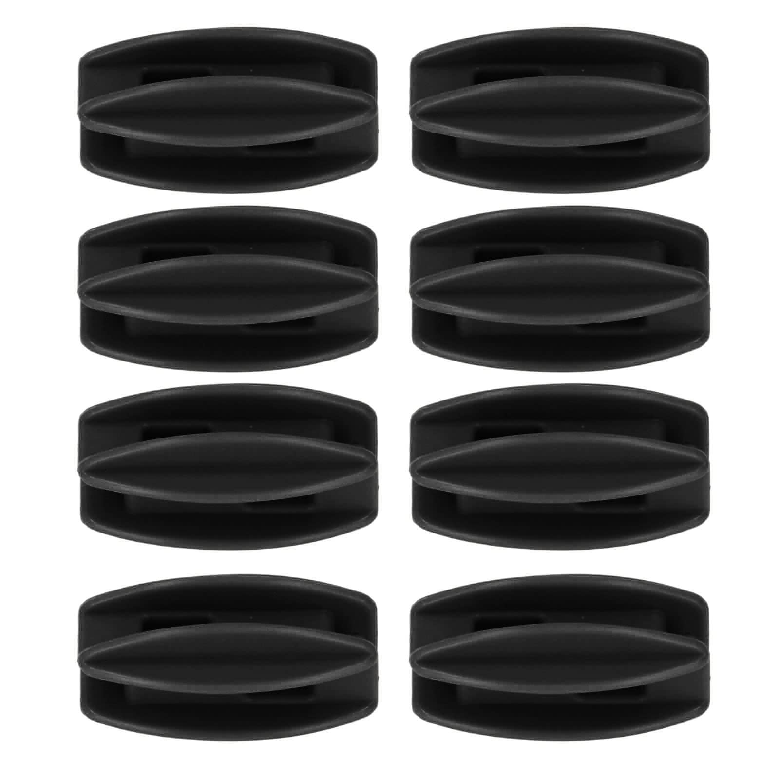 100 Piezas de Aislador de Valla Eléctrica, Resistencia a la Intemperie Contra la Lluvia, Aislador de Valla Electrónica de Pulso para Exteriores de Jardín(Negro)