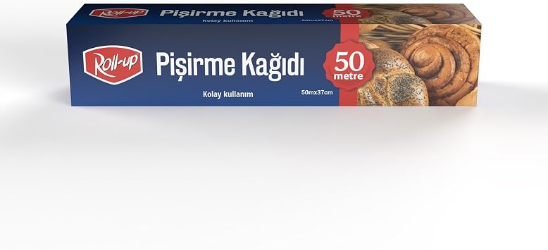 Roll-Up Baking Paper 37cm x 50m 1 Piece White