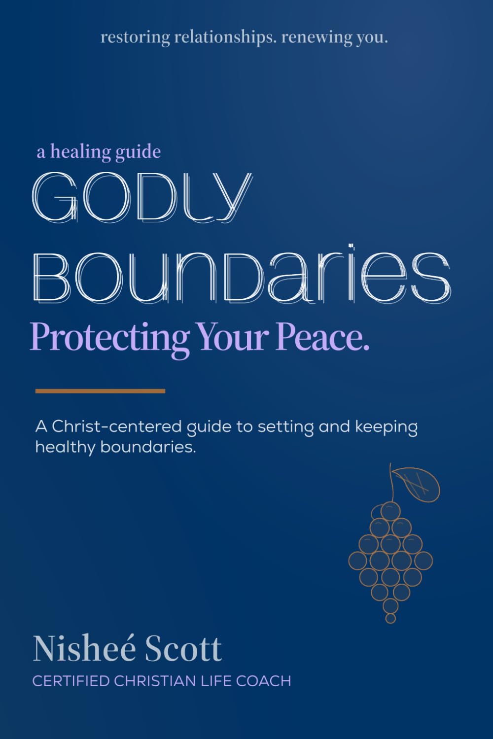 Godly Boundaries: Protecting Your Peace: A Christ centered guide to setting and keeping healthy boundaries