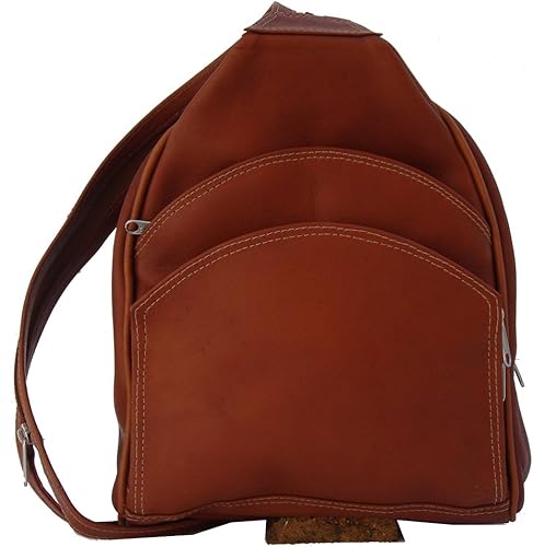 Piel Leather Mochila Sling, Saddle, Mochila Sling