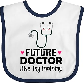 inktastic Future Doctor Like My Mommy Baby Bib