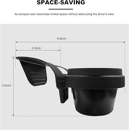 Miniatura 3 de Organizador de almacenamiento multifuncional para ventana de automóvil, estante de almacenamiento colgante lateral de puerta del vehículo con