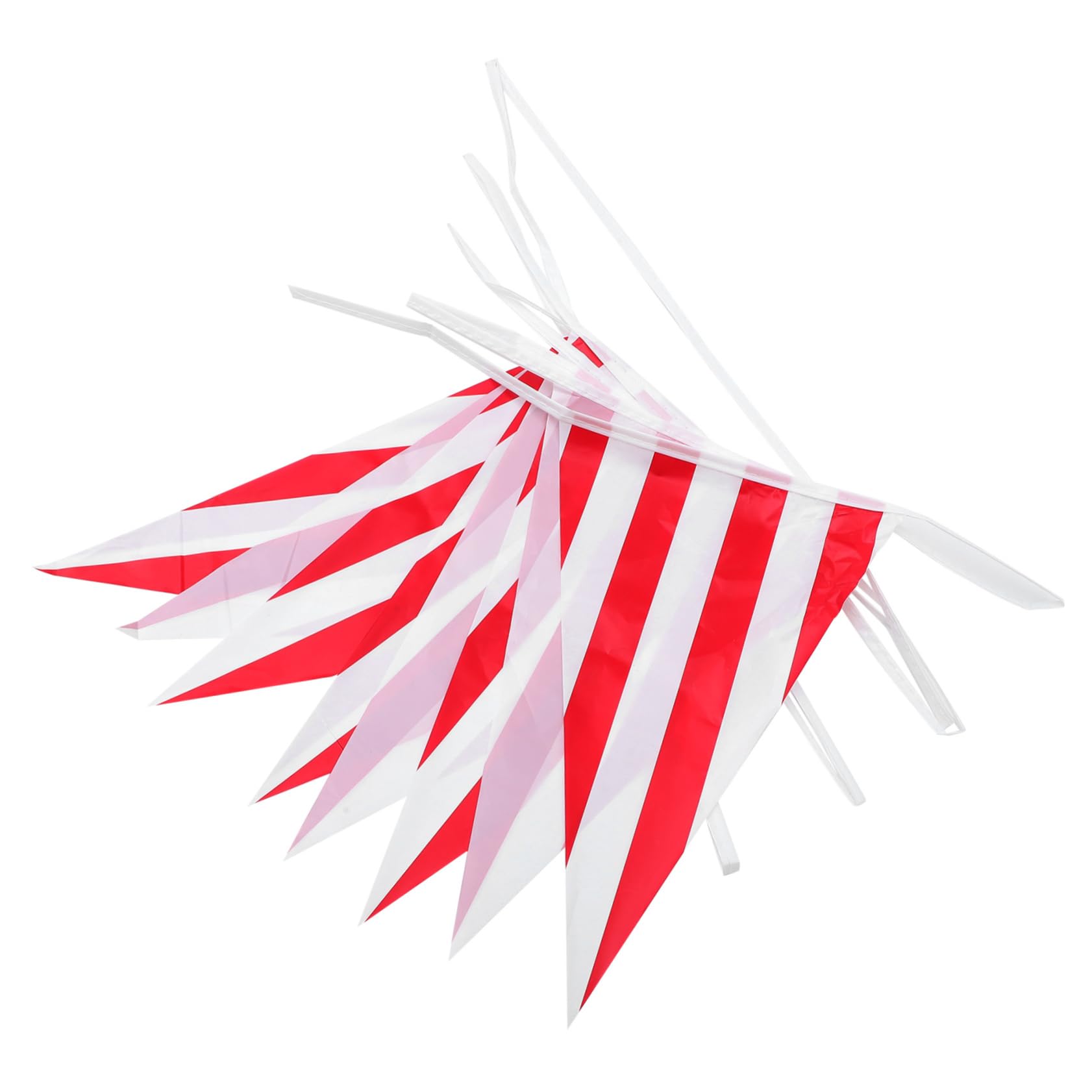 Vaguelly 5zestawy Sztuk Czerwono-białych Flag Partyjnych Girlanda Dekoracyjna Przyjęcie Idealna Urodziny Wesele Shower i Inne Okazje Tematyczne