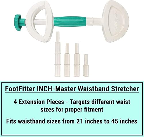 Miniatura 2 de FootFitter INCH-Master - Estirador de cintura unisex fácil de usar jeans extensibles y elásticos pantalonespantalones pantalones cortos y faldas