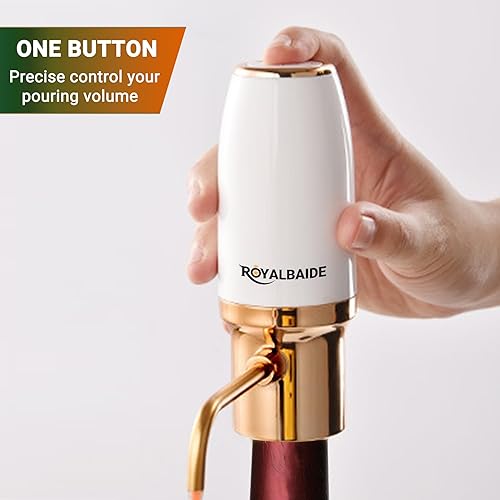 Miniatura 6 de Dispensador eléctrico de vino con dispensador eléctrico inteligente decantador con USB recargable, decantador de vino eléctrico y dispensador de