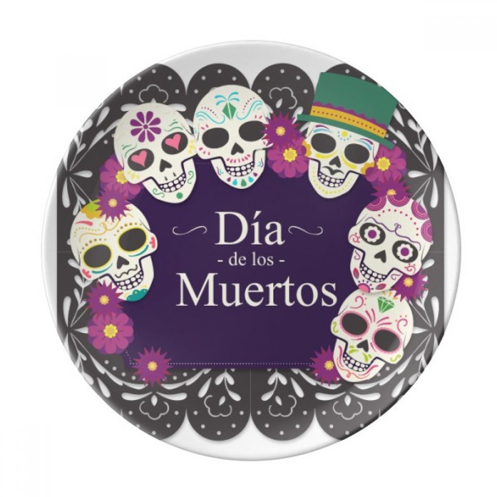Assiette tête de mort mexicaine pour sublimer vos dîners thématiques