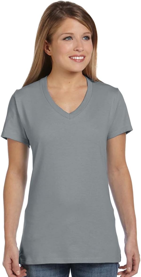 Hanes Men's 5-Pack ComfortSoft V-Neck Tee