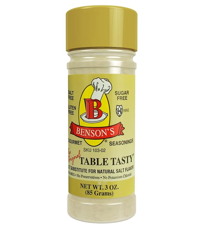 Benson’s Table Tasty Salt Substitute, SaltFree Gourmet