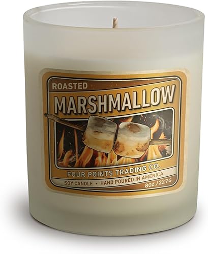 Vista 24 de Vela de aromaterapia de soja perfumada de malvavisco tostado, velas para el hogar, variedad perfumada, uso en baño para aliviar el estrés