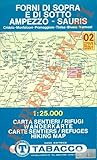  Carta sentieri/rifugi. (Alpi Orientali, ecc.)