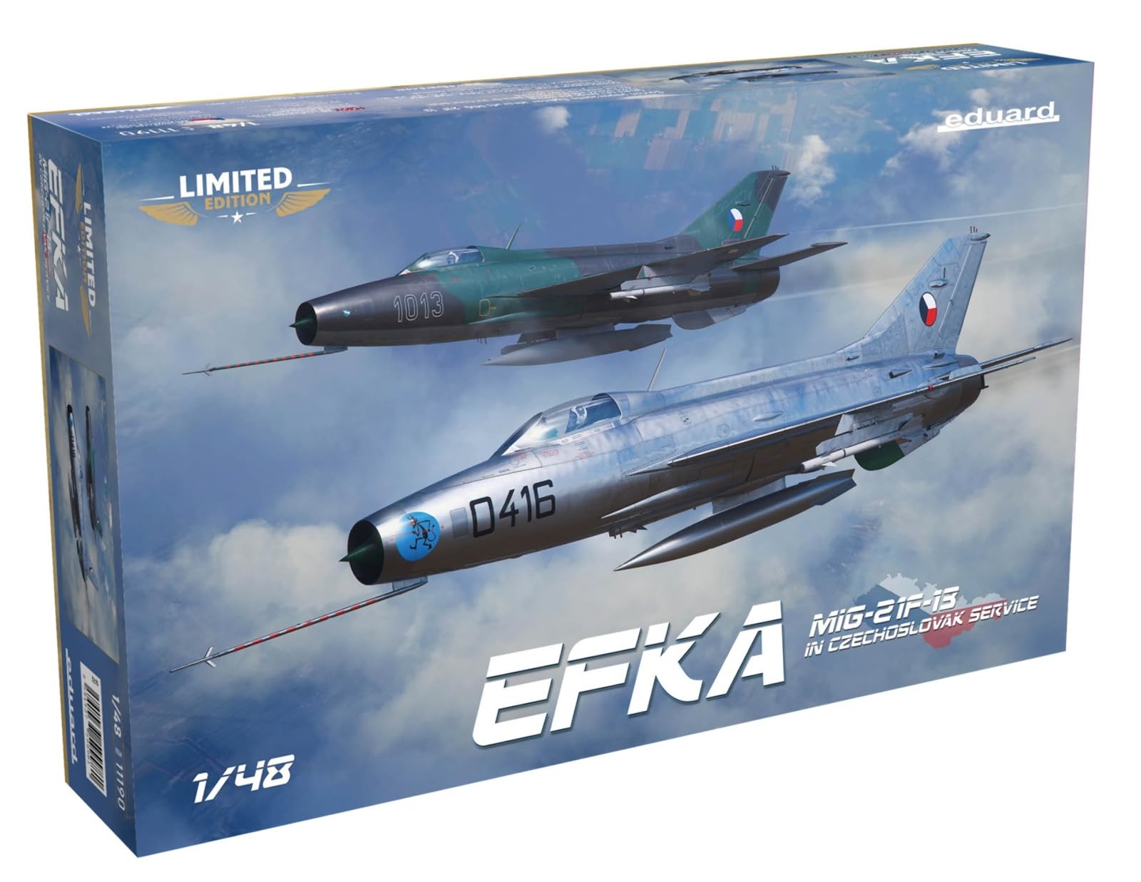 Eduard Limited Edition MiG-21F-13 Tschechische Sovaquie Air Force Modell EDU11190 (Flugzeug) 1/48