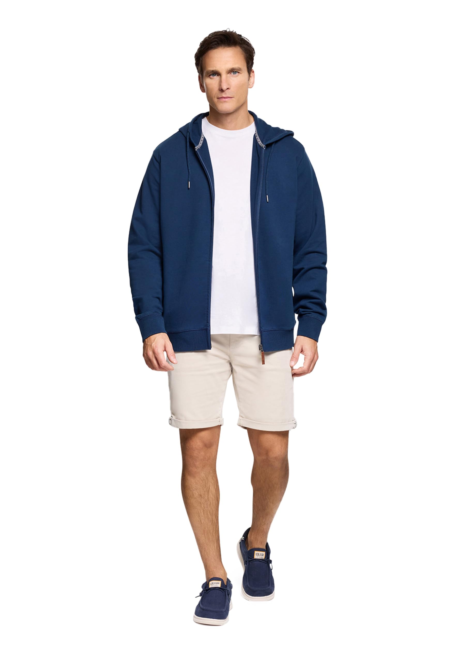 KOALA BAY | Wilbur | Sudadera Hombre Azul Marino con Capucha | Sudadera con Cremallera Casual | Ropa Cómoda de Uso Diario | Moda Hombre