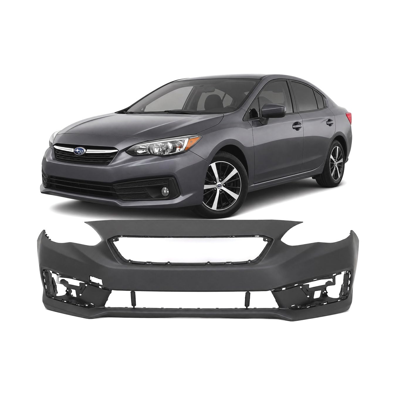 FitParts Compatible with Subaru Impreza 2020–2023 Front Bumper Cover