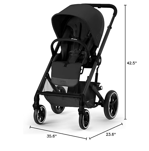 Miniatura 7 de Cybex Balios S Lux - Cochecito para niños pequeños y bebés con asiento reversible, arnés único de un tirón, y múltiples reclinaciones, listo para
